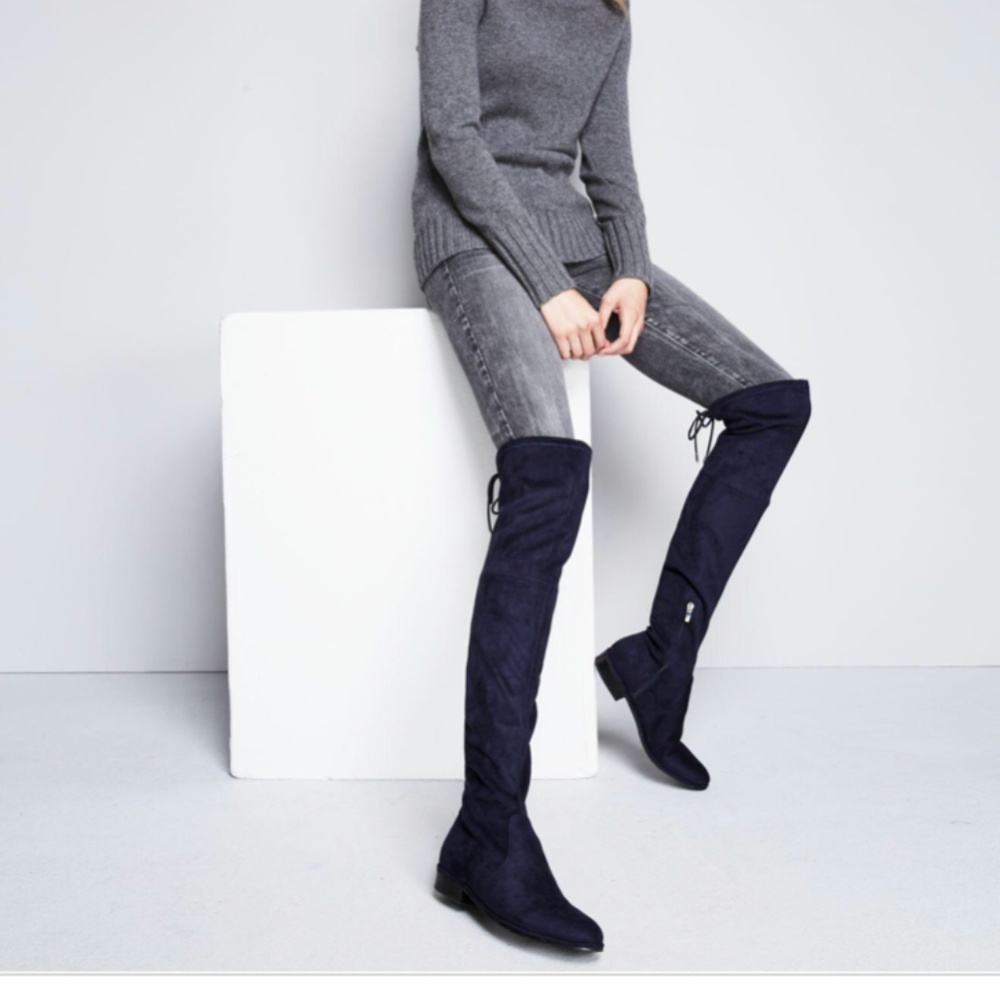 GORGEOUS Marc Fisher black over the knee boots 9